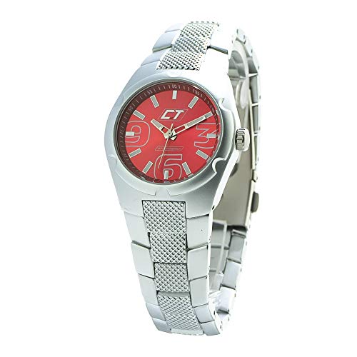 Chronotech Damen Analog Quarz Uhr mit Edelstahl Armband CC7039L-04M von Chronotech