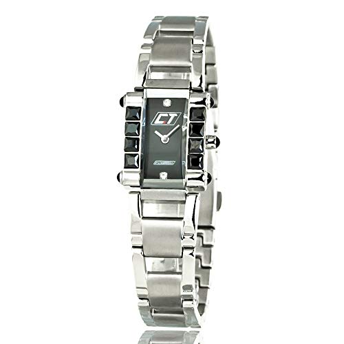 Chronotech Damen Analog Quarz Uhr mit Edelstahl Armband CC7040LS-02M von Chronotech