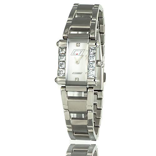 Chronotech Damen Analog Quarz Uhr mit Edelstahl Armband CC7040LS-06M von Chronotech