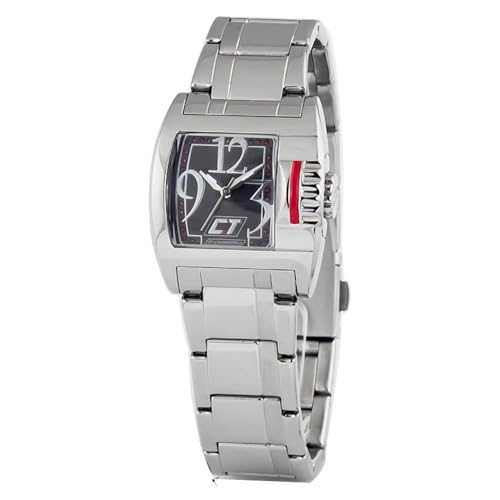 Chronotech Damen Analog Quarz Uhr mit Edelstahl Armband CC7042B-02M von Chronotech