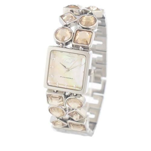 Chronotech Damen Analog Quarz Uhr mit Edelstahl Armband CC7088LS-06M von Chronotech