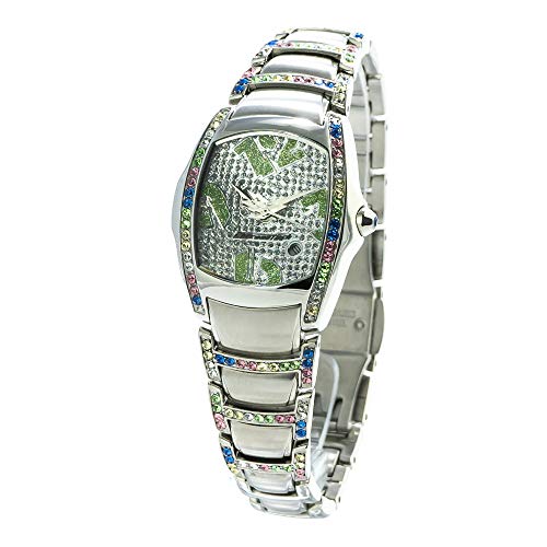 Chronotech Damen Analog Quarz Uhr mit Edelstahl Armband CT7896SS-74M von Chronotech