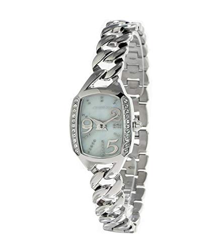 Chronotech Damen Analog Quarz Uhr mit Edelstahl Armband CT7985LS-09M von Chronotech