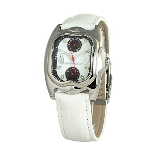 Chronotech Damen Analog Quarz Uhr mit Leder Armband CT7220L-07 von Chronotech