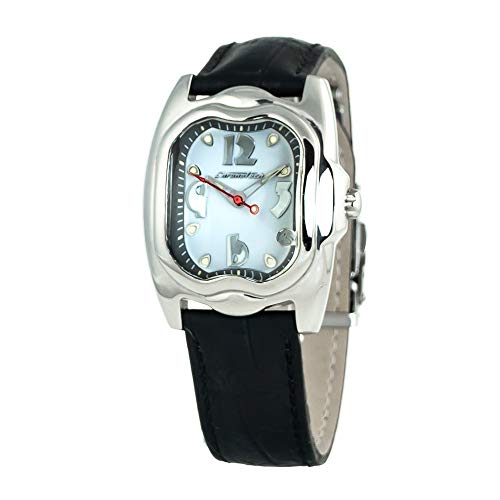 Chronotech Damen Analog Quarz Uhr mit Leder Armband CT7274L-05 von Chronotech