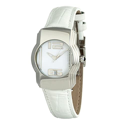Chronotech Damen Analog Quarz Uhr mit Leder Armband CT7279B-06 von Chronotech