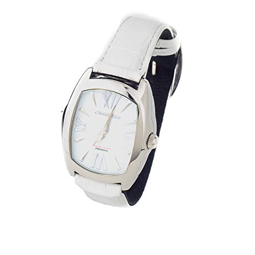 Chronotech Damen Analog Quarz Uhr mit Leder Armband CT7696L-01 von Chronotech