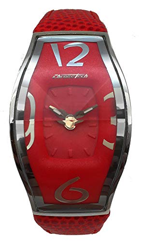 Chronotech Damen Analog Quarz Uhr mit Leder Armband CT7932L-14 von Chronotech