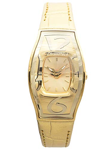 Chronotech Damen Analog Quarz Uhr mit Leder Armband CT7932L-65 Chronotech Damen Analog Quarz Uhr mit Leder Armband CT7932L-65 von Chronotech