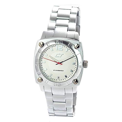 Chronotech Herren Analog Quarz Uhr mit Aluminium Armband CC7079M-06M von Chronotech