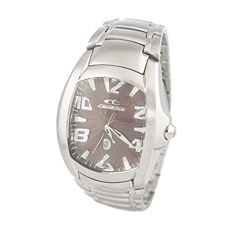 Chronotech Herren Analog Quarz Uhr mit Edelstahl Armband CT.7988M/65M von Chronotech