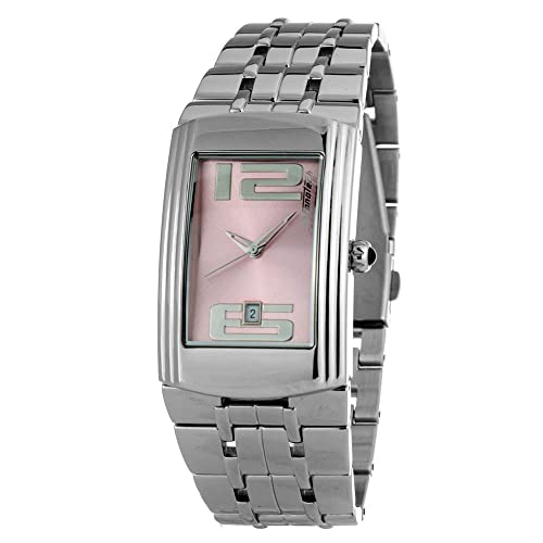 Chronotech Unisex Erwachsene Analog Quarz Uhr mit Edelstahl Armband CT7017B-02M von Chronotech