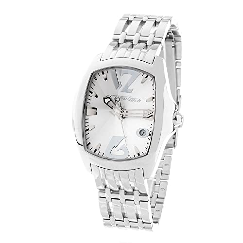 Chronotech Unisex Erwachsene Analog Quarz Uhr mit Edelstahl Armband CT7896L-49M von Chronotech