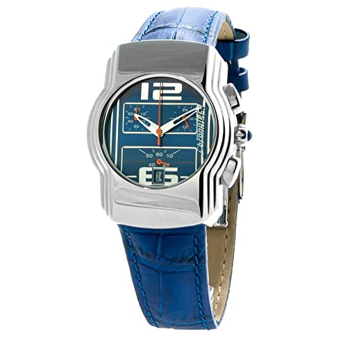 Chronotech Unisex Erwachsene Analog Quarz Uhr mit Leder Armband CT7280M-09 von Chronotech