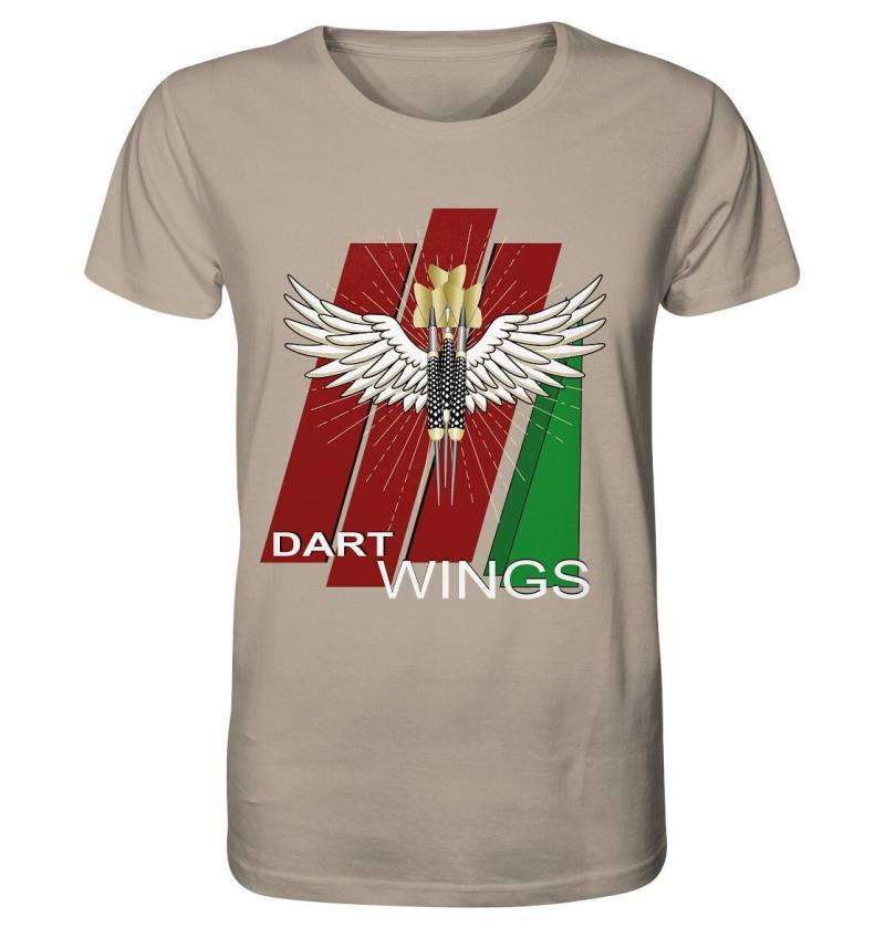 Dart Wings Triple Design Für Dartspieler - Organic Shirt Dart Wings Triple Design Für Dartspieler - Organic Shirt von ChruzDesign