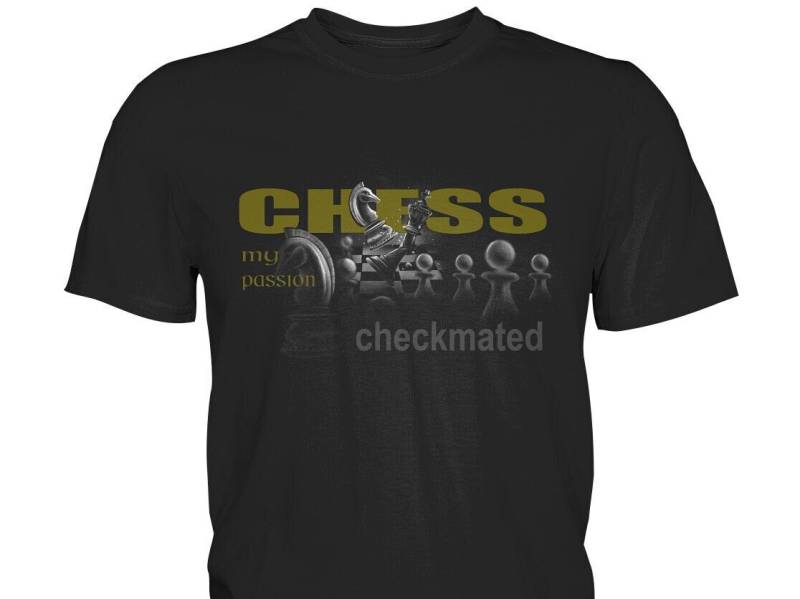 Schach Motiv Classic Shirt Geschenk Für Schachspieler, Cooles Outfit Springer Schlägt König Schachmatt von ChruzDesign
