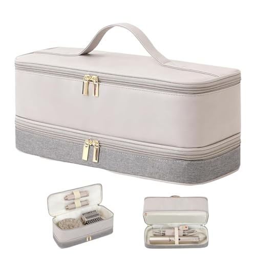 Reise-Tragetasche für Haartrockner Shark Flexstyle Styler, tragbare doppellagige Aufbewahrungstasche für Dyson Airwrap Styler und Aufsätze, Haartrockner-Styler-Organizer von Chuancheng