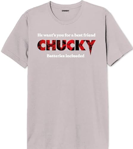 Chucky Herren Uxchuckts003 T-Shirt, Rose, XL von Chucky