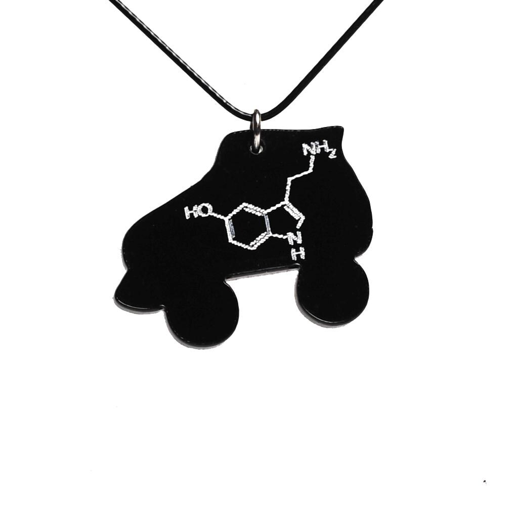 Serotonin Molecule Rollschuh Serotonin Molecule Rollschuh von Chuddywinks