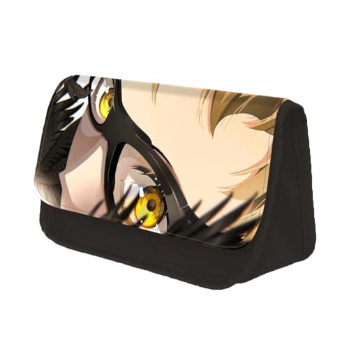 Chukamalilayi Haikyu Federmäppchen, Anime-Rollenaugen-Druck, großes Fassungsvermögen, Schreibwaren-Tasche, Organizer, Federmäppchen für Studenten, Schulanfang, Typ2, Casual von Chukamalilayi