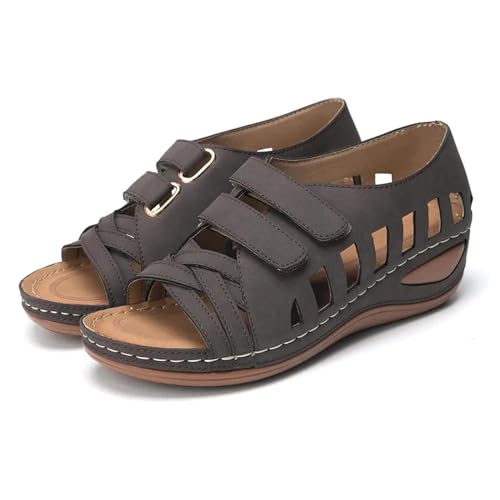 Chukamalilayi Sandalen für Damen, Vintage-Sommer, lässig, hohl, Riemchensandalen, Reise, Reisen, offene Zehensandalen, coffee, UK-Größe 5 Chukamalilayi Sandalen für Damen, Vintage-Sommer, lässig, hohl, Riemchensandalen, Reise, Reisen, offene Zehensandalen, coffee, UK-Größe 5 von Chukamalilayi