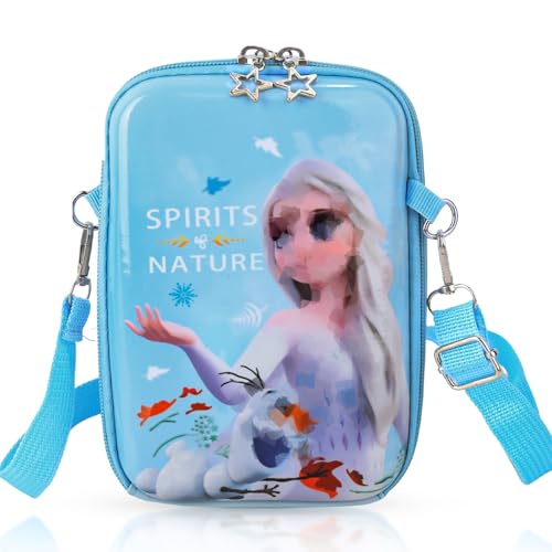 Chukua Umhängetasche Kinder Mädchen Tasche ELs- Kinderhandtasche Schultertasche Prinzessin Handtasche Kindertasche mit Verstellbarem Gurt zum Ausgehen oder Reisen, Geschenke Mädchen Girls von Chukua