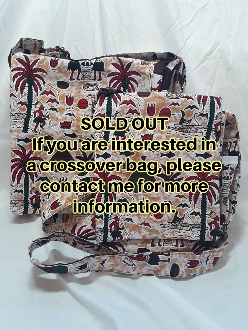 Crossover Tasche Aus Malawian Stoff Crossover Tasche Aus Malawian Stoff von ChumachaMalawi