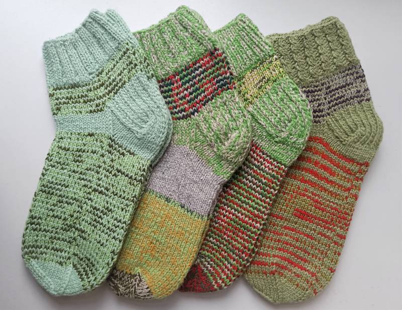 Größe 42-43 Handgestrickte Socken Aus Lammwolle von ChumbyFashion
