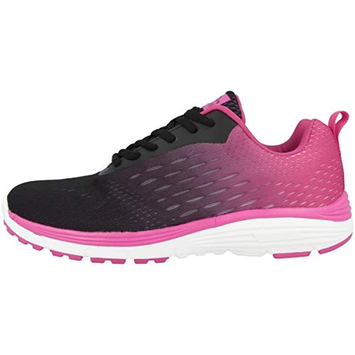 chung shi Damen Duxfree Berlin Schnürhalbschuh-Laufschuh, Schwarz/Pink, 41 EU von Chung Shi