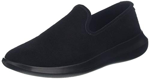 chung shi Damen Duflerino Wool Loafer Slipper, Schwarz, 38 EU von Chung Shi