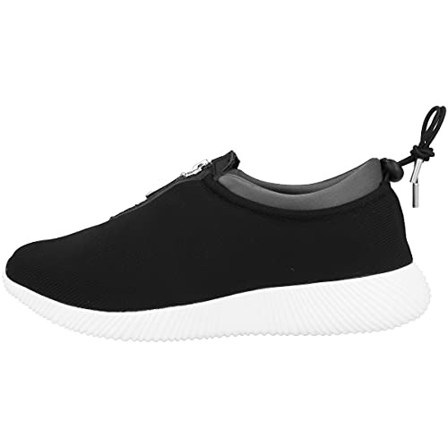 chung shi Damen Duxfree Aruba Schlüpfschuh mit Reißverschluss, Schwarz, 39 EU von Chung Shi