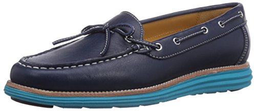 chung shi Damen Sensomo IV Loafer, Navy/Türkis, 37.5 EU von Chung Shi