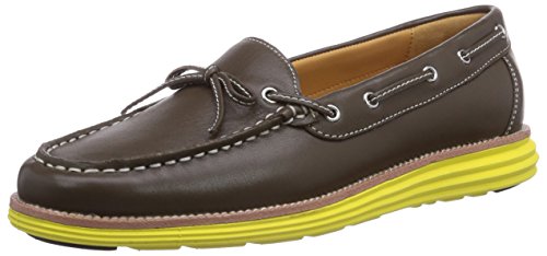 chung shi Damen Sensomo IV Loafer, Braun/Gelb, 41 EU von Chung Shi