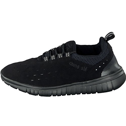 chung shi Unisex Duflex Trainer Schnürhalbschuhe, Schwarz, 46/47 EU (XXXL) von Chung Shi