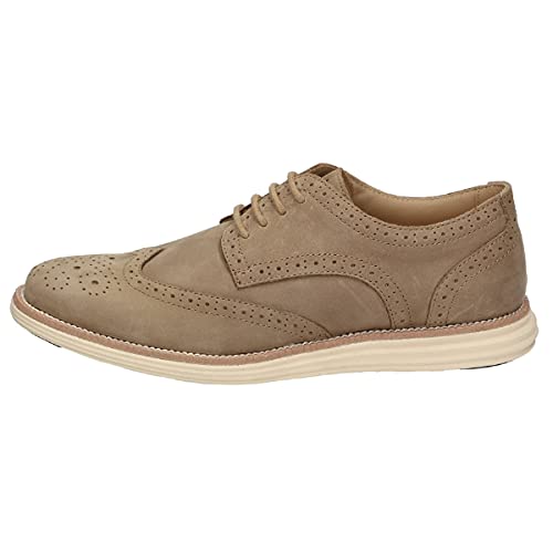 chung shi Herren Sensomo I Schnürhalbschuhe, Braun/Beige, 45 EU von Chung Shi