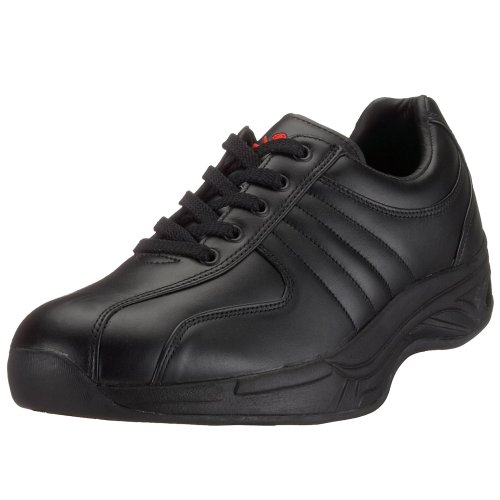 chung shi Herren Comfort Step Classic Sneaker Schnürhalbschuhe, Schwarz, 42.5 EU (UK 8,5) von Chung Shi