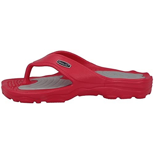 chung shi Unisex Zori Zehentrenner, Rot Grau, 44/45 EU (XXL) von Chung Shi