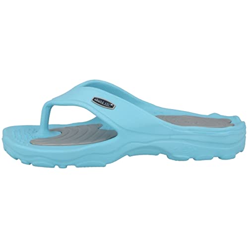 chung shi Unisex Zori Zehentrenner, Hellblau/Grau, 44/45 EU (XXL) von Chung Shi