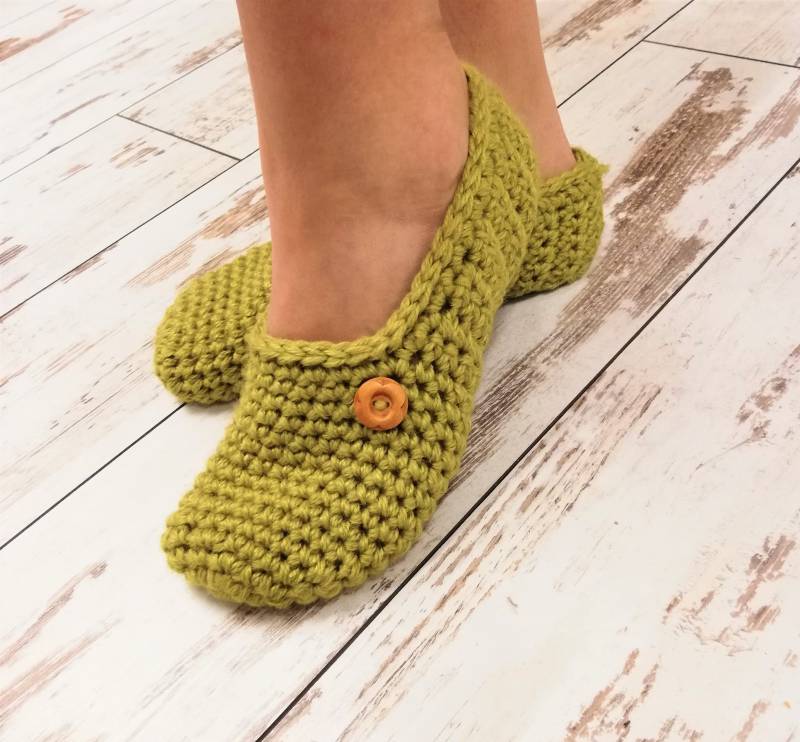 Gehäkelte Hausschuhe Mit Rutschfesten Doppelsohlen/Damen Hausschuhe/Hausschuhe/Häkelschuhe/Häkelschuhe/Hausschuhe/Häkelschuhe Aus Wolle von ChunkyKnitworks