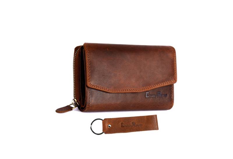 Chunkyrayan Geldbörse Chunkyrayan Echtleder Damen Geldbörse Hochwertig Vintage RFID Schutz von Chunkyrayan