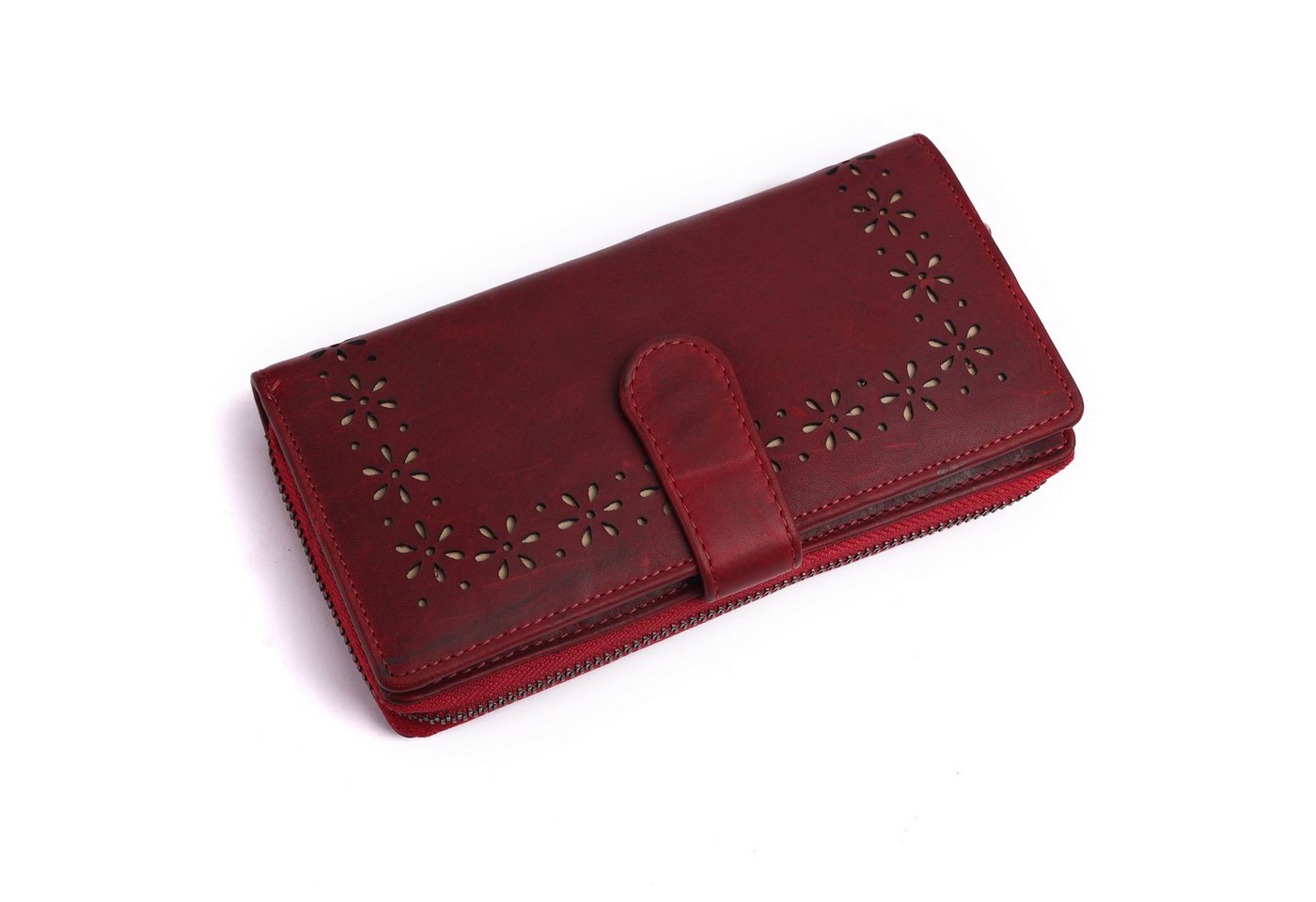Chunkyrayan Geldbörse Chunkyrayan Echtleder Damen Geldbörse Hochwertig Vintage RFID Schutz von Chunkyrayan
