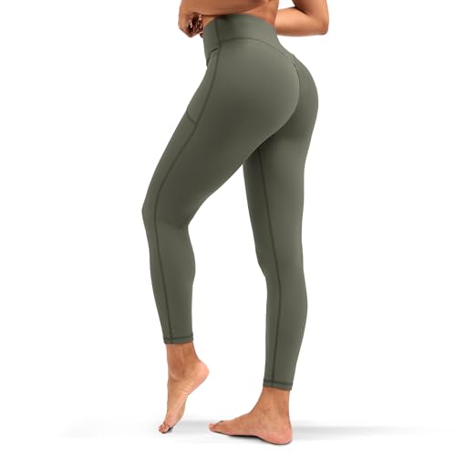 ChunyChi Scrunch Butt Push Up Leggings mit Tasche, Sportleggings Damen 3/4, High Waist Seamless Yoga Hosen von ChunyChi