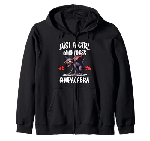 Nur ein Mädchen, das Chupacabra Monster liebt Kapuzenjacke Nur ein Mädchen, das Chupacabra Monster liebt Kapuzenjacke von Chupacabra Monster