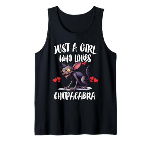 Nur ein Mädchen, das Chupacabra Monster liebt Tank Top Nur ein Mädchen, das Chupacabra Monster liebt Tank Top von Chupacabra Monster