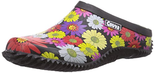 Chuva Damen Fleur TUINKLOMP RUB 41 Clogs, Schwarz (Schwarz(Zwart) 00) von Chuva