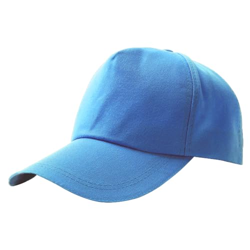 Chyuxinda Baseballkappe Baseball Cap Kappe Basecap Sonnenmütze Hüte Mützen für Herren und Damen Unisex Sport Outdoor Running (DE/NL/SE/PL, Alphanumerisch, Einheitsgröße, Himmelblau) von Chyuxinda