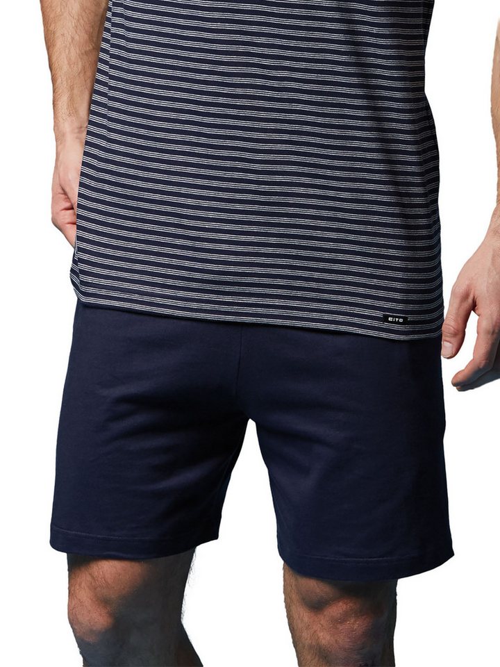 CiTO Loungehose Herren Shorts Bermuda pure cotton (Stück, 1-tlg) von CiTO