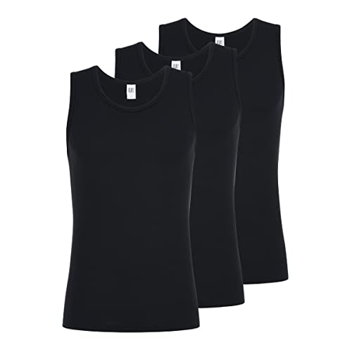 CiTO - Micromodal - Sportshirt Unterhemd - 3er Pack (7 Schwarz) von CiTO