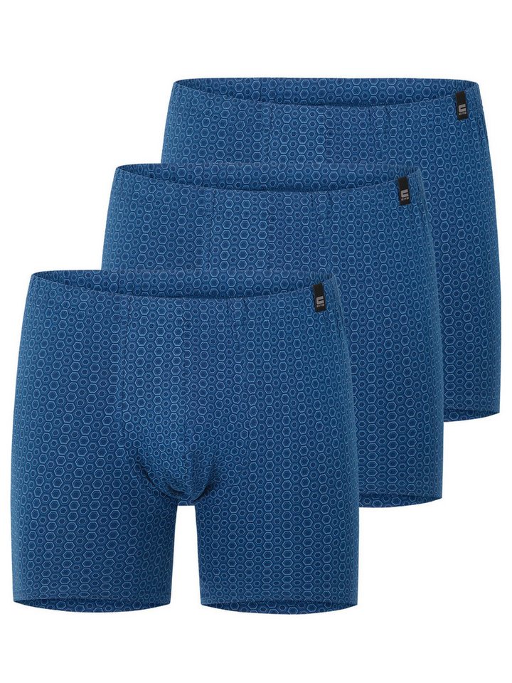 CiTO Retro Pants 3er Pack Herren Pants Alloverdruck cotton flex (Packung, 3-St) - von CiTO