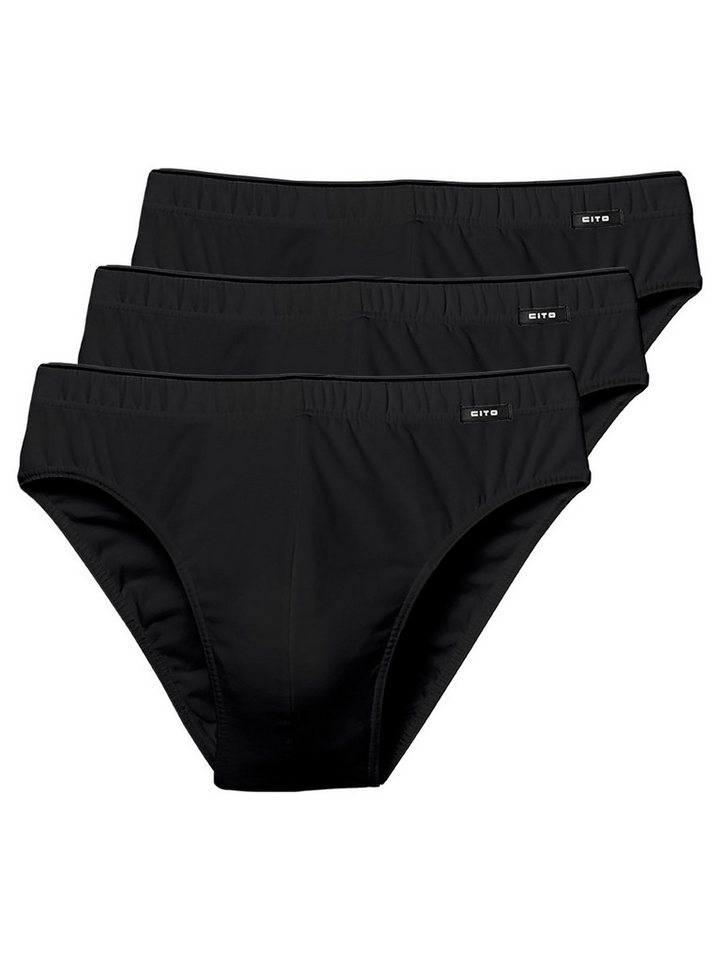 CiTO Slip 3er Pack Herren Slip brilliant cotton (Packung, 3-St) - von CiTO